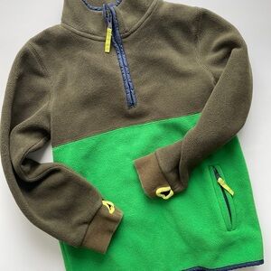 Mini Boden Zip Pullover Boys Size 6-7Y